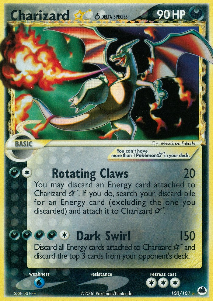 Charizard has been my favorite pokemon since playing Pokemon: Fire Red. This is the physical card on the back of my phone case right now.