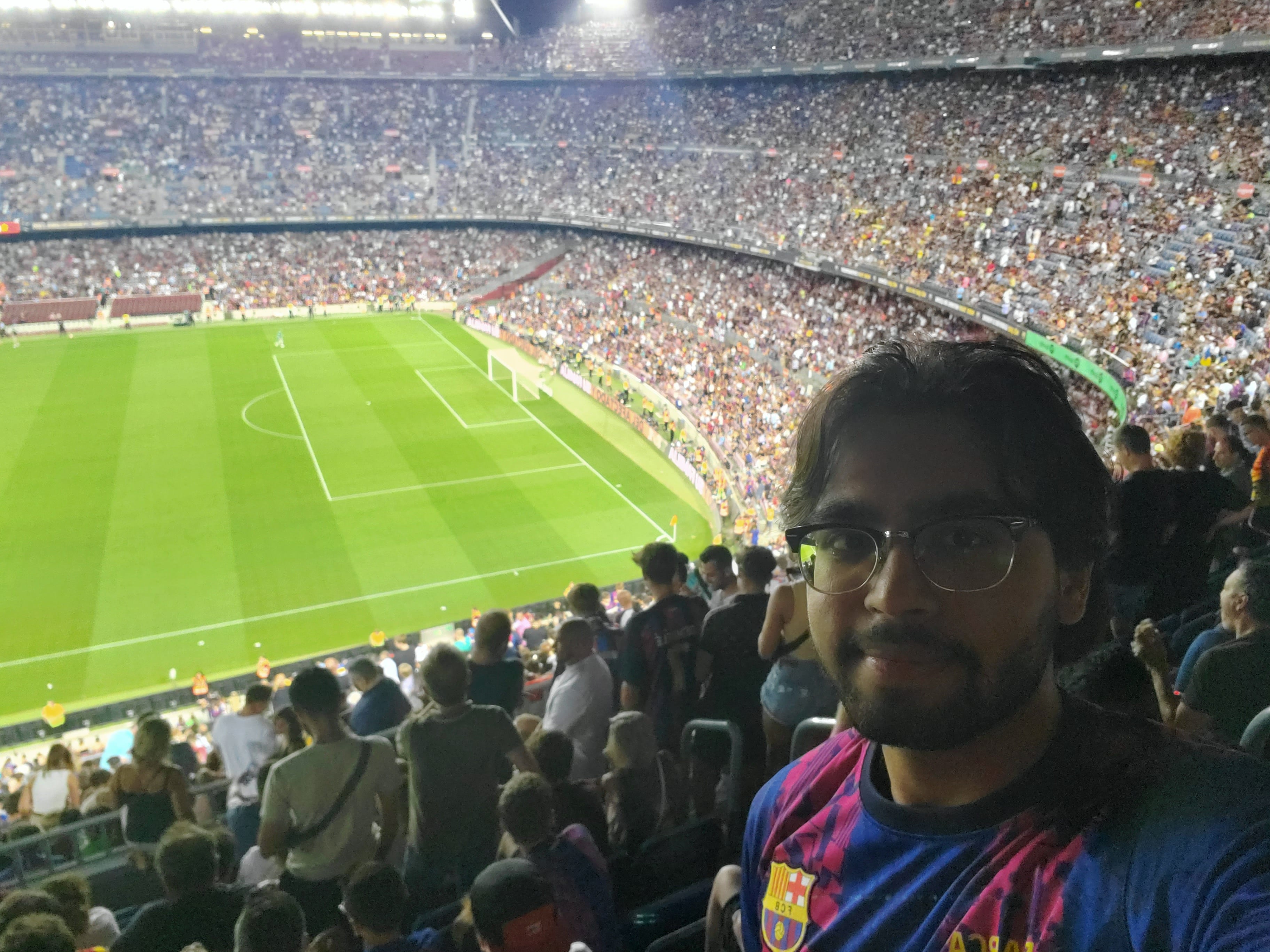 F.C. Barcelona vs Man City at Camp Nou