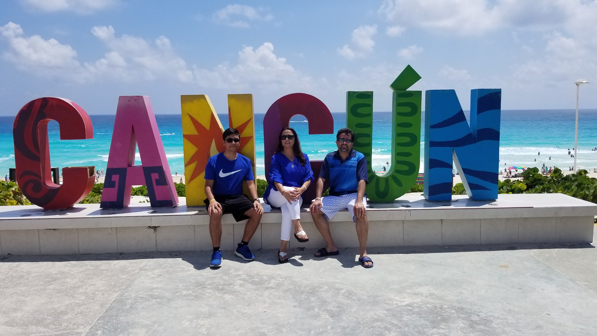 My Family in Cancun, Mexico