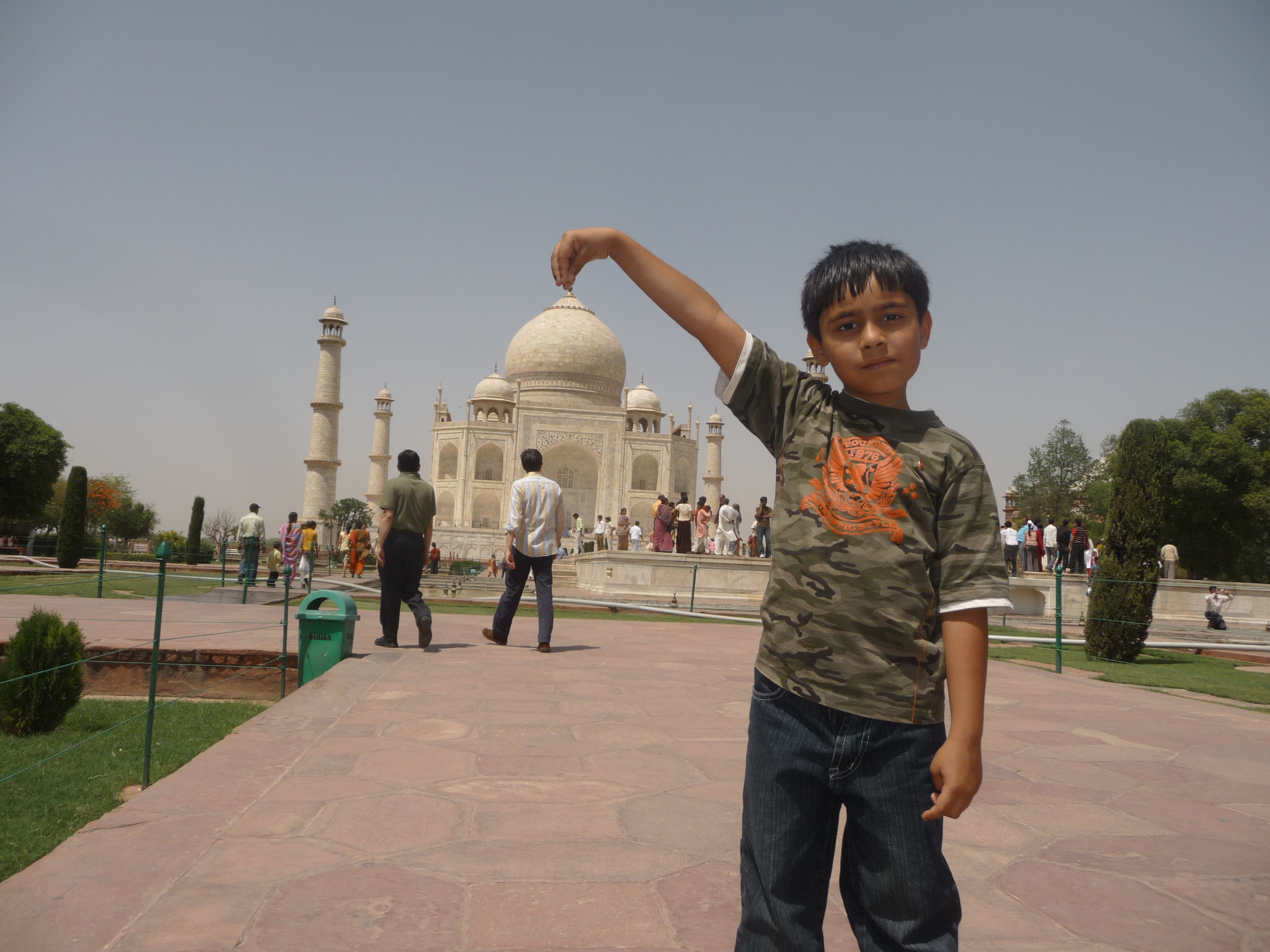 Holding the Taj Mahal
