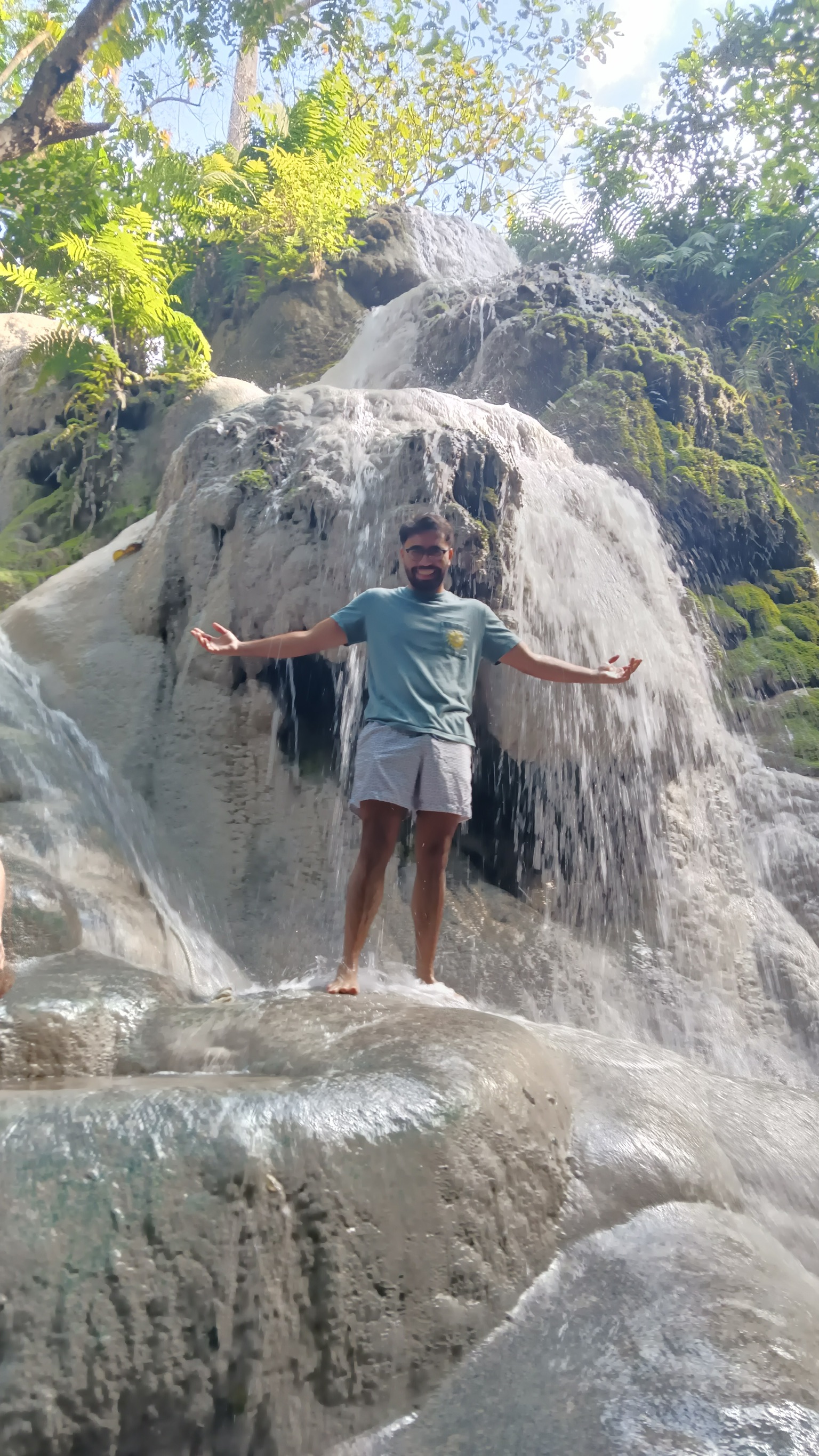 Bua Thong Sticky Waterfall near Chiang Mai, Thailand